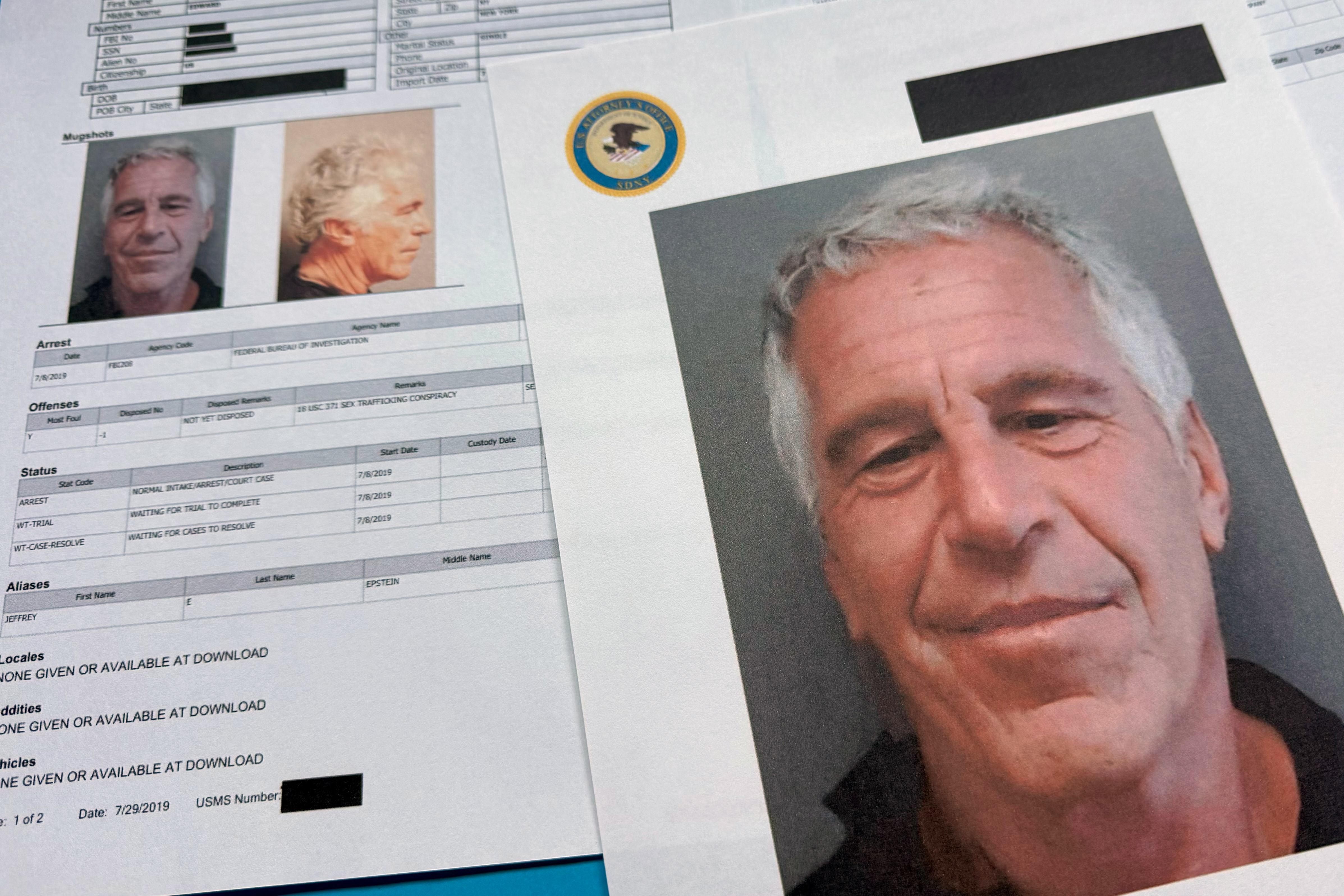 FBI concluded Jeffrey Epstein wasn't running a sex trafficking ring for powerful men, files show