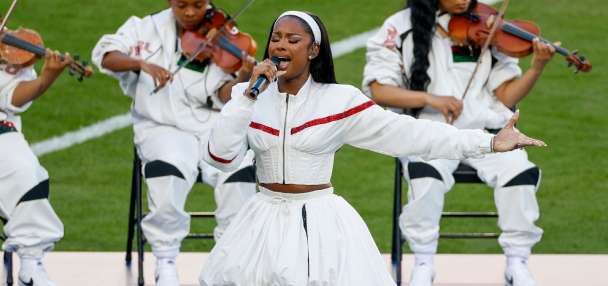 Bad Bunny brings Gaga, Martin and Puerto Rican pride to Super Bowl as Green Day, Puth play pregame