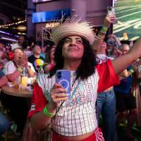 Puerto Rico stops for 13 minutes to applaud history and bask in Bad Bunny's glow