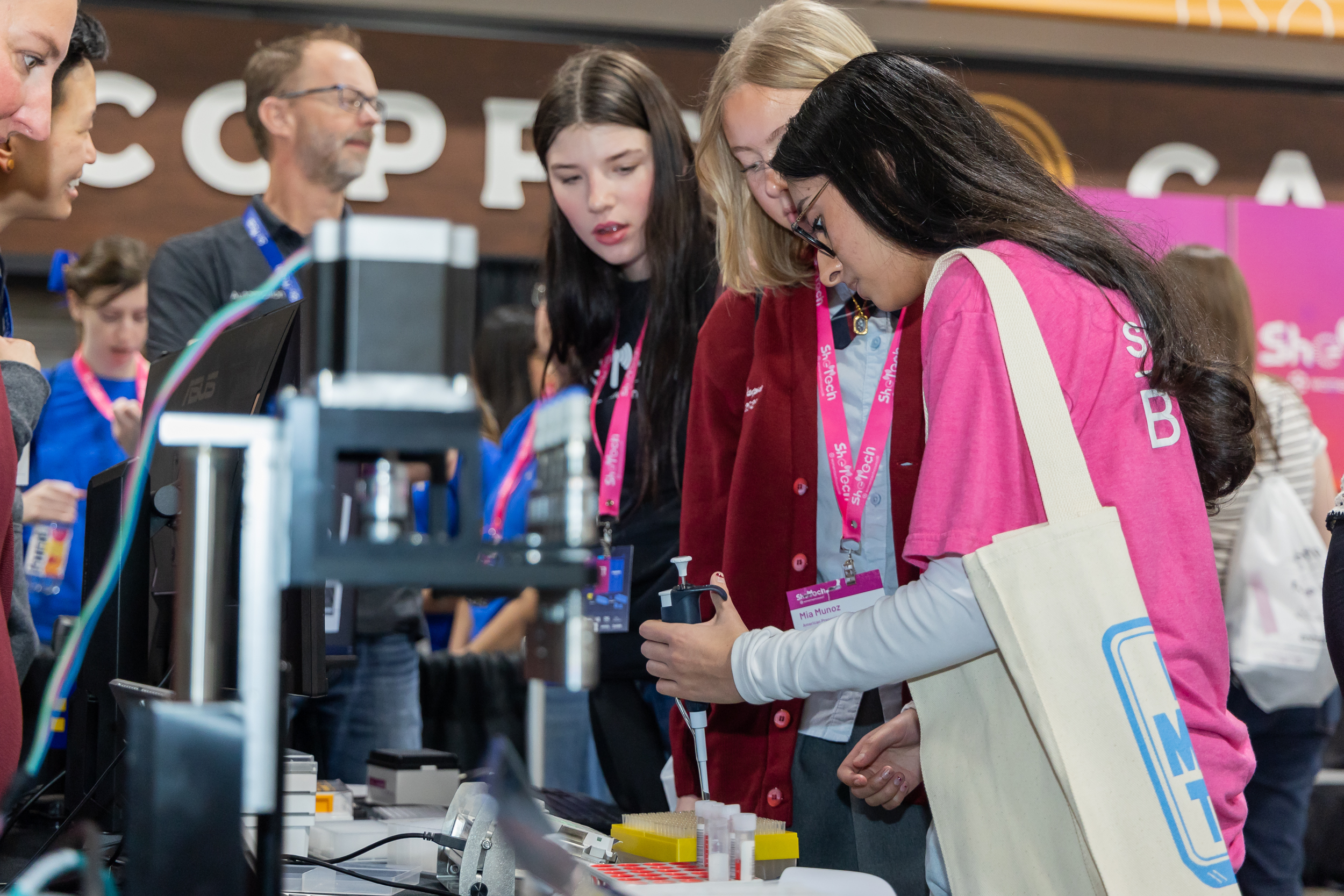 SheTech event for high school girls aims to boost the number of women in STEM careers