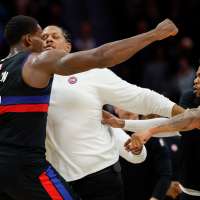 Four players ejected after Pistons and Hornets tussle in physical game won by Detroit