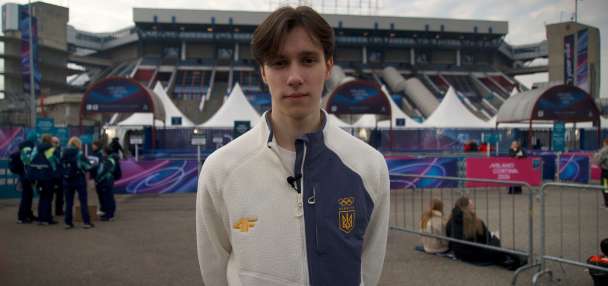 Ukraine's only figure skater channels his family's journey through war into his Olympic program