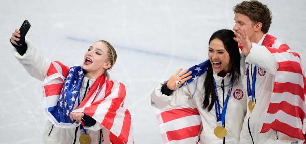 Inside the secret text group of US figure skating Olympic gold medalists known as 'the OGM chain'