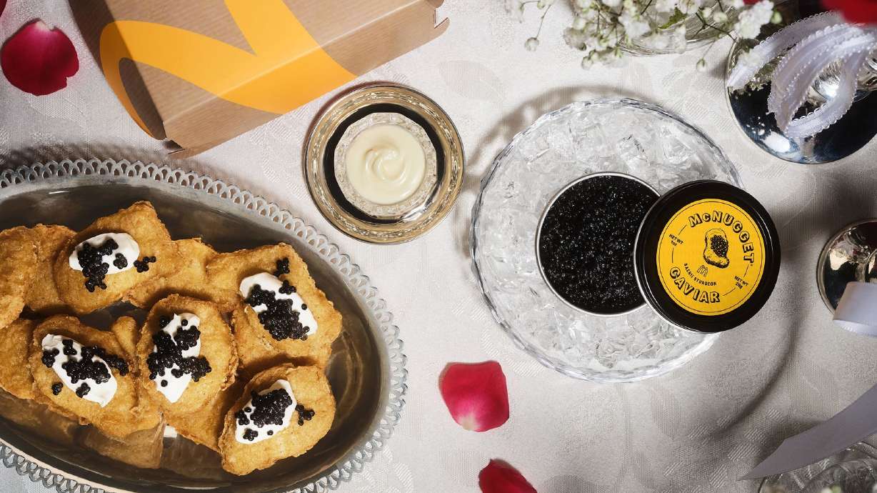 McDonald's is offering a McNuggets/caviar combo in a limited deal for Valentine's Day.