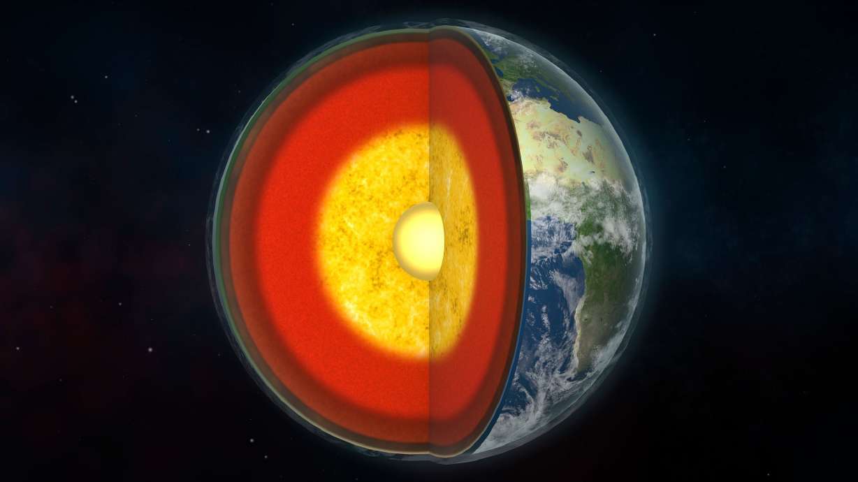 Earth's core may contain as much as 45 oceans' worth of hydrogen, scientists find - KSL News image