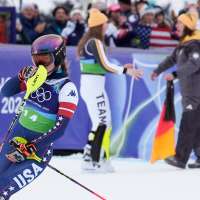 Mikaela Shiffrin's fourth Olympics begin with a sluggish slalom and a fourth-place finish