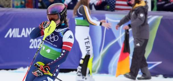 Mikaela Shiffrin's fourth Olympics begin with a sluggish slalom and a fourth-place finish