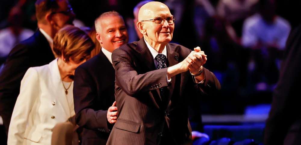 President Oaks encourages students to build faith, humility and patience in BYU devotional