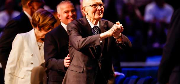 President Oaks encourages students to build faith, humility and patience in BYU devotional