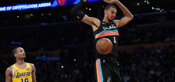 Victor Wembanyama says he was 'proving a point' with his 40-point barrage in Spurs' win over Lakers