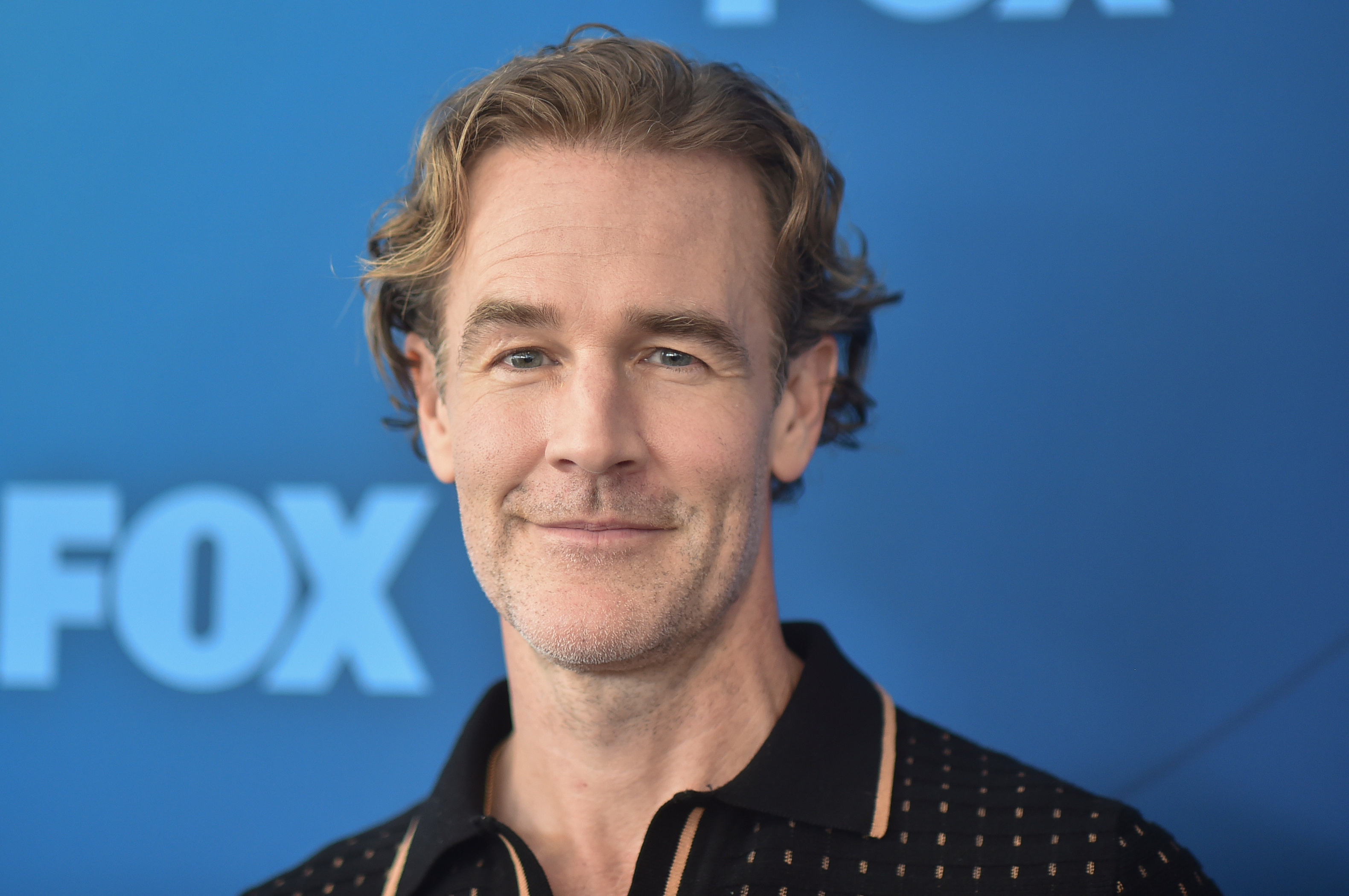 James Van Der Beek attends the FOX Winter Press Day in Los Angeles on Nov. 18, 2024. Van Der Beek died on Wednesday at the age of 48.