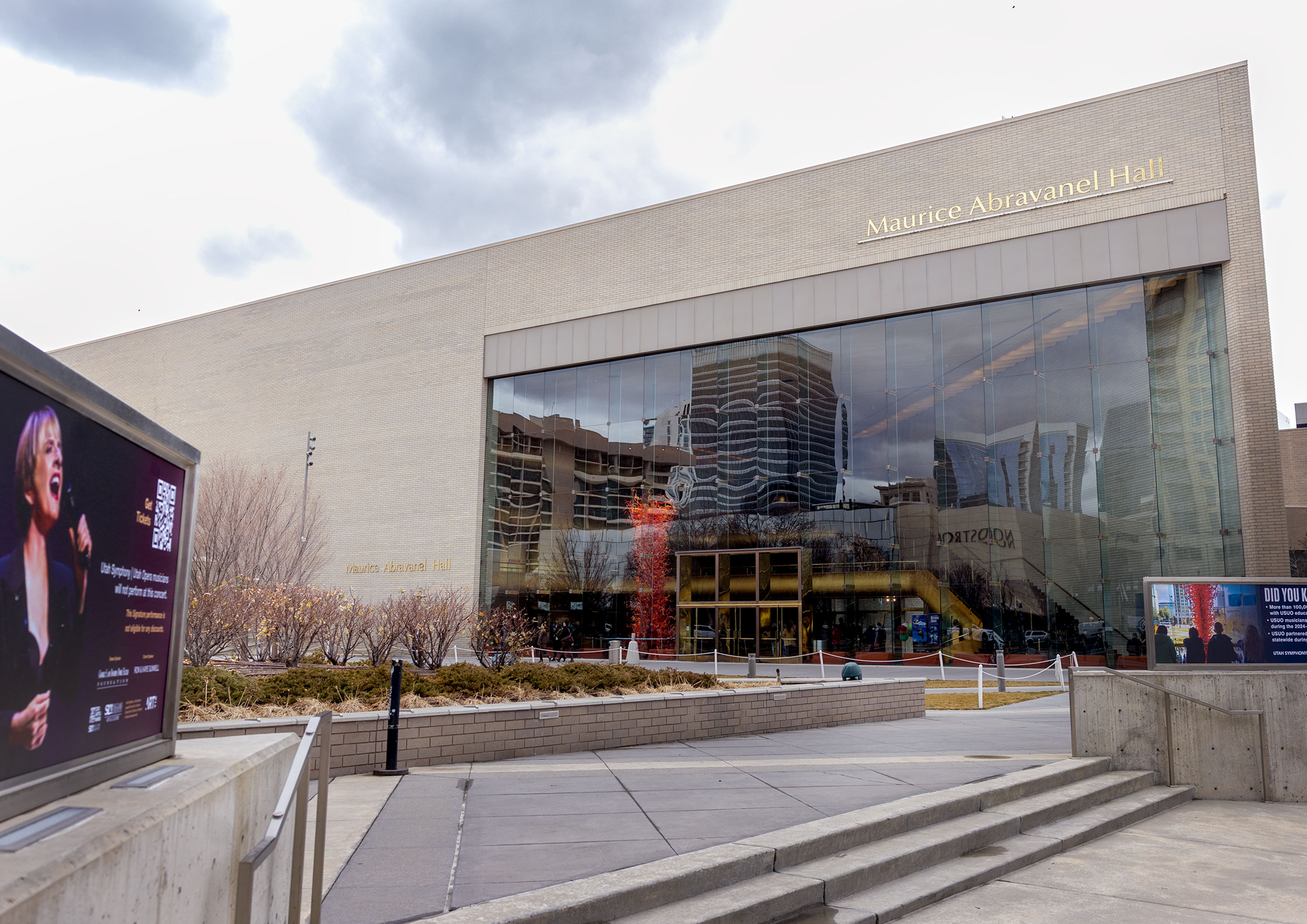 Abravanel Hall in Salt Lake City on Wednesday.