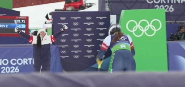 'It feels like a dream': Experienced skiers Moltzan, Wiles pause to celebrate bronze win