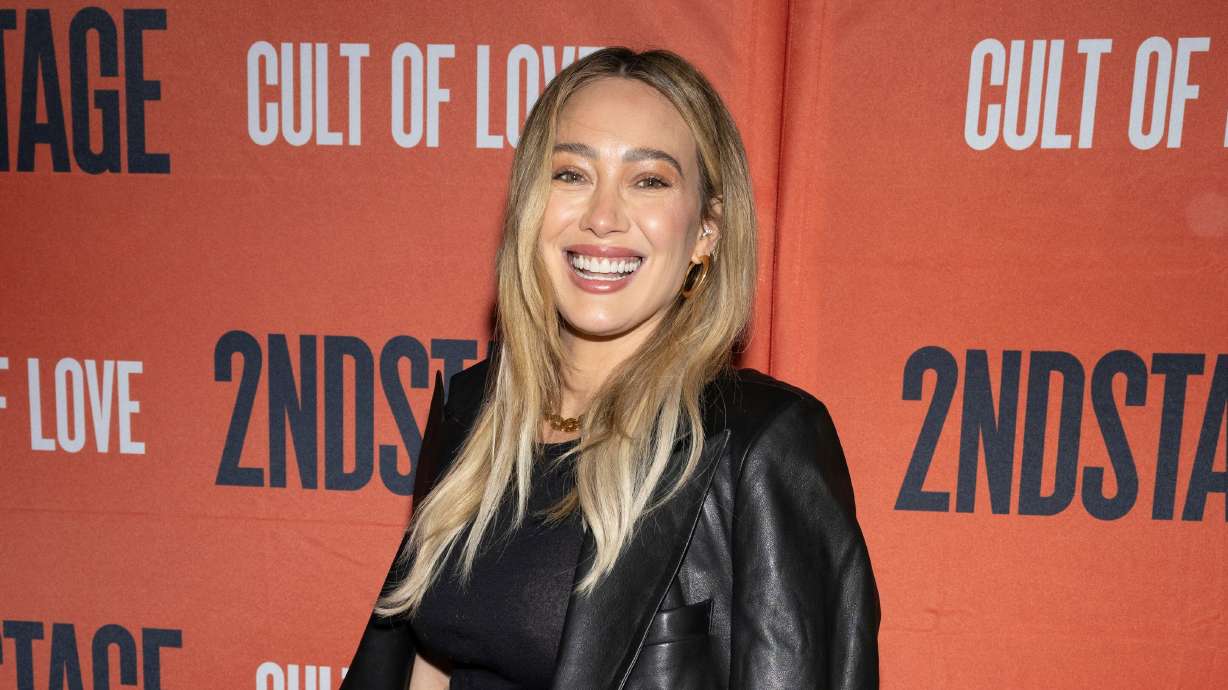 Hilary Duff attends the "Cult of Love" Broadway performance at the Hayes Theater on Dec. 12, 2024, in New York. Duff announced a world tour on Thursday, which will include a stop in Utah.