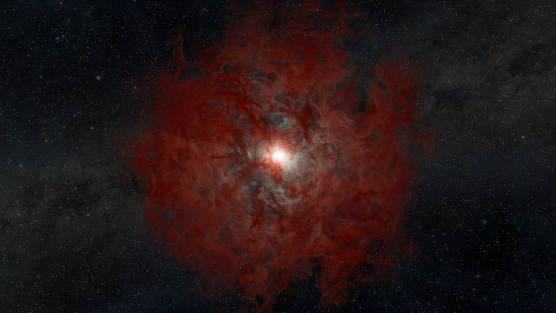 Astronomers observe a star that quietly transformed into a black hole