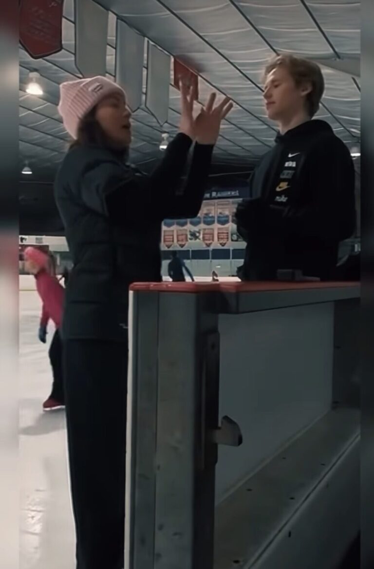 Randi Strong works with Olympic figure skater Ilia Malinin. Strong said she mostly works with Malinin on "finishing his lines."