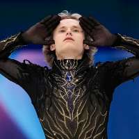 'Quad God' Ilia Malinin falls twice in Olympic disaster, allowing Mikhail Shaidorov to claim gold