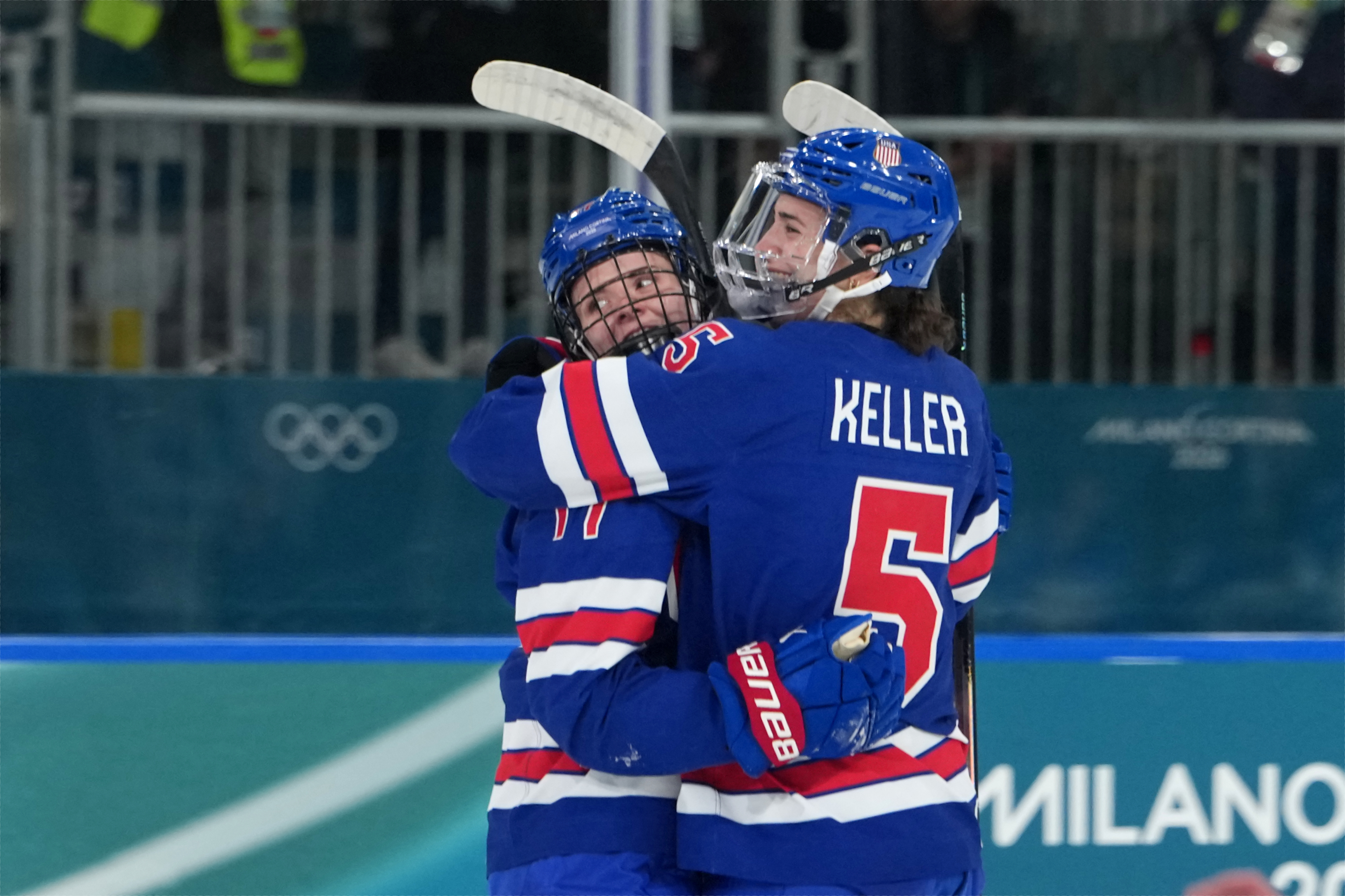 Coyne Schofield scores 2 goals as US routs Italy 6-0 to advance to Olympic women's hockey semifinals