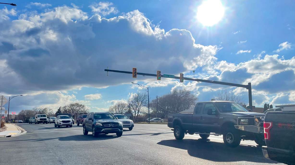 A jury on Friday found an Ogden man guilty of automobile homicide in a 2024 crash at 20th Street and Harrison Boulevard, pictured here on Friday, that killed James Wood.