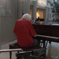 Sharing love through music on his 103rd Valentine's Day