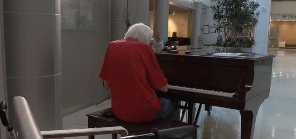 Sharing love through music on his 103rd Valentine's Day