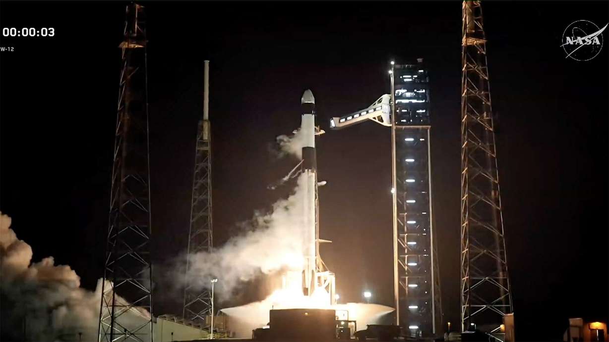 Four astronauts aboard NASA's SpaceX Crew-12 mission launched from Cape Canaveral Space Force Station in Florida on Friday morning. They arrived safely at the International Space Station on Saturday.