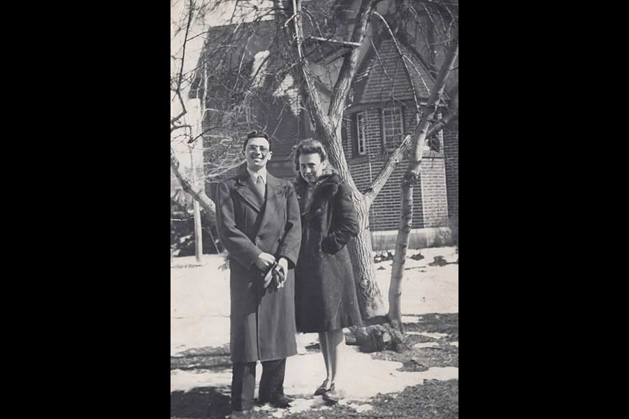 Bill and Betty Hulet in the early years of their marriage. Bill Hulet was drafted into the U.S. Army just weeks after he married Betty Hulet.