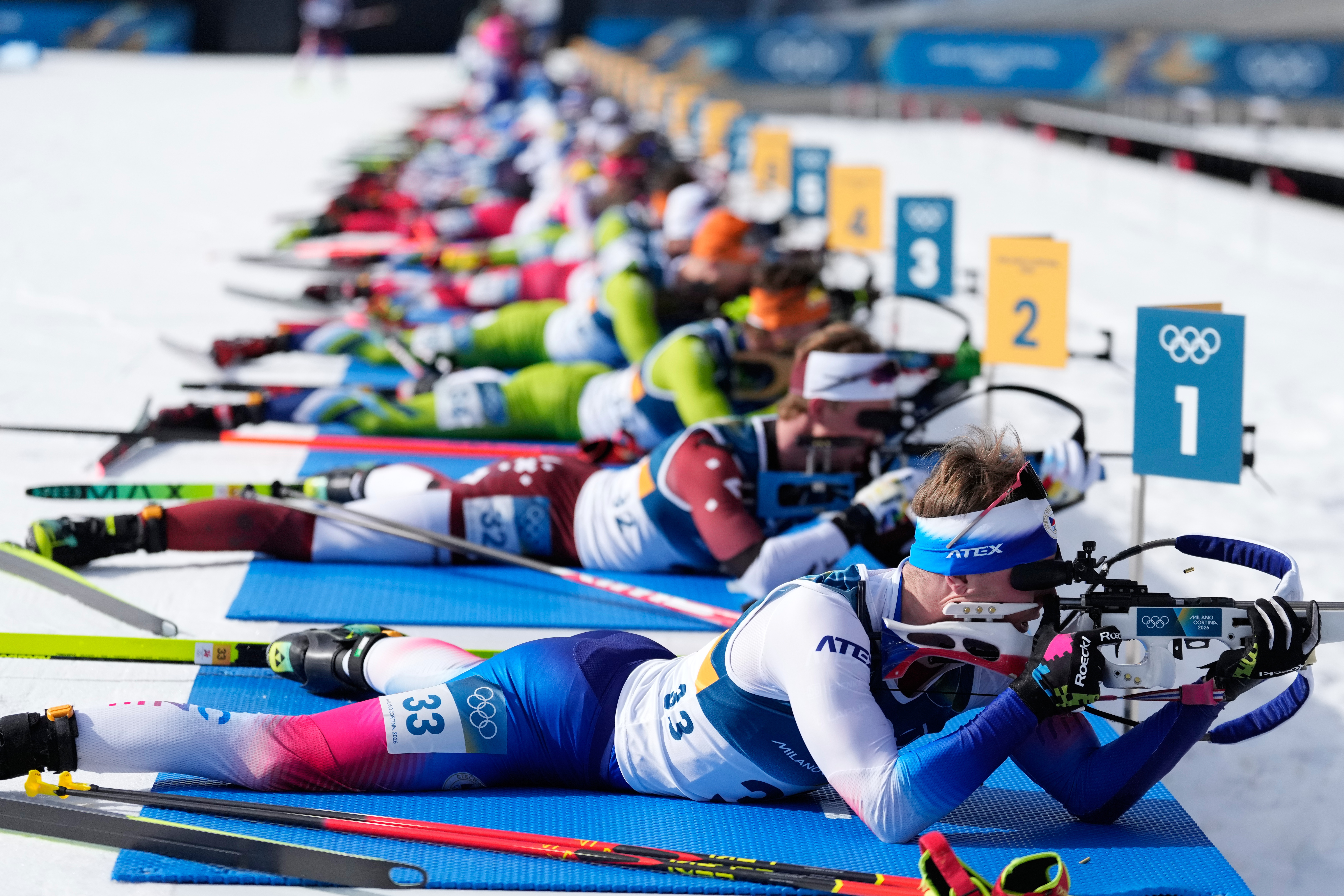 A look at the Olympic sport of biathlon by the numbers