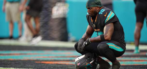 Dolphins releasing star receiver Tyreek Hill in major roster cuts, AP source says