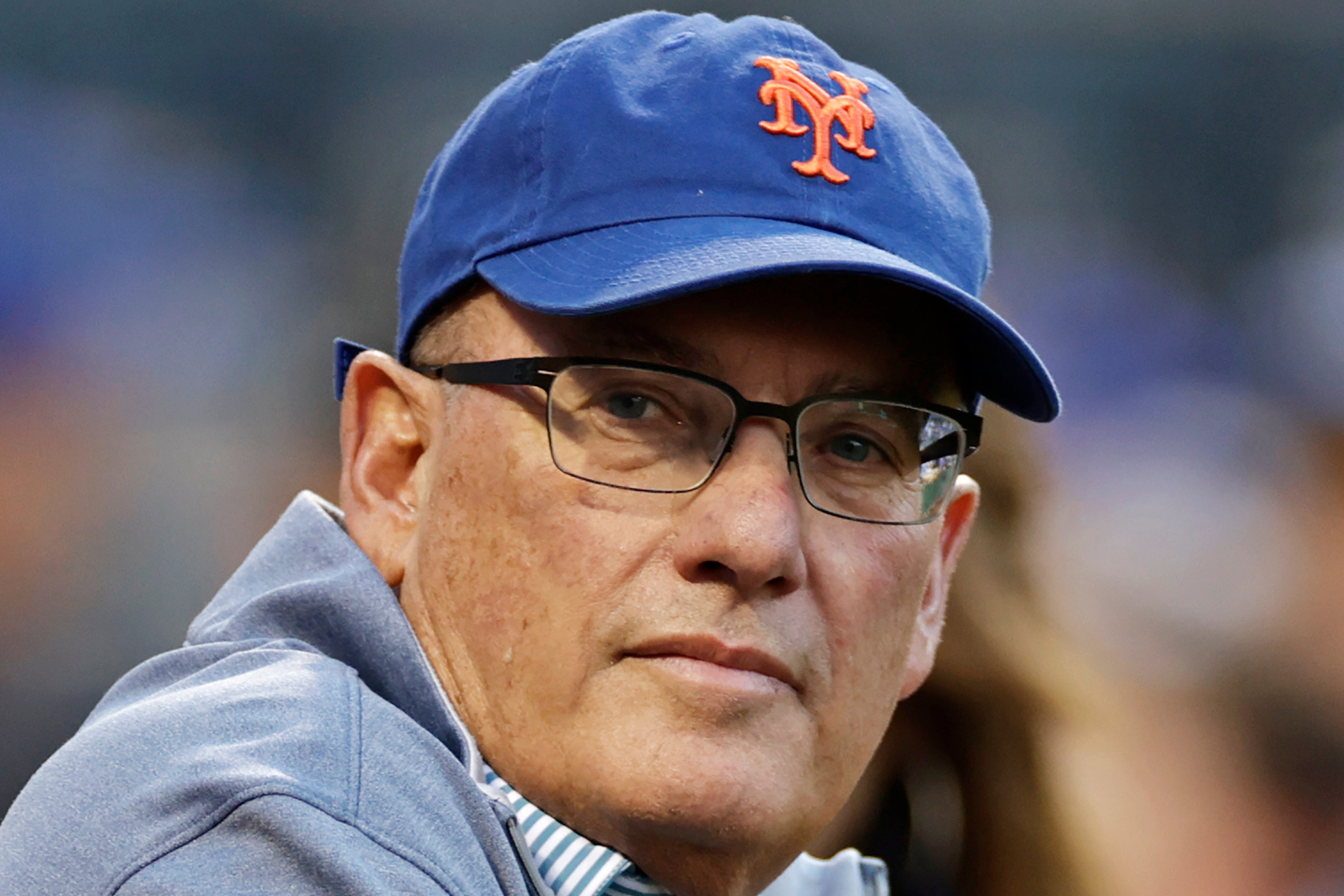 FILE - New York Mets owner Steve Cohen waits for the team's baseball game against the Los Angeles Dodgers, Aug. 31, 2022, in New York. 