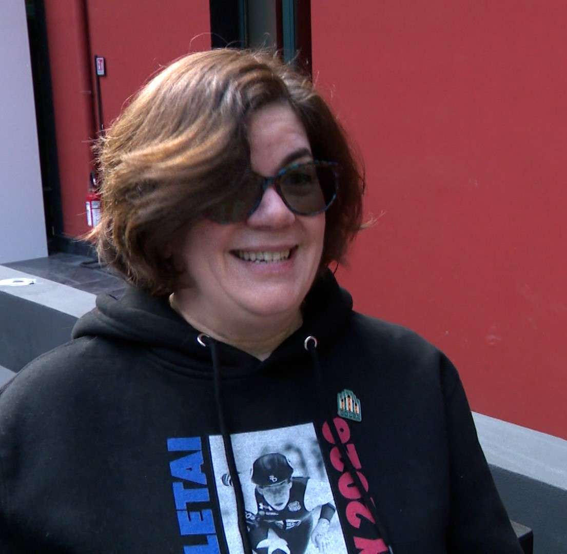 Jean Latai, mother of speedskater Julie Latai, speaks with KSL, Monday. Latai said the parents are always exhausted at the end of competitions, but they always see their children as winners.