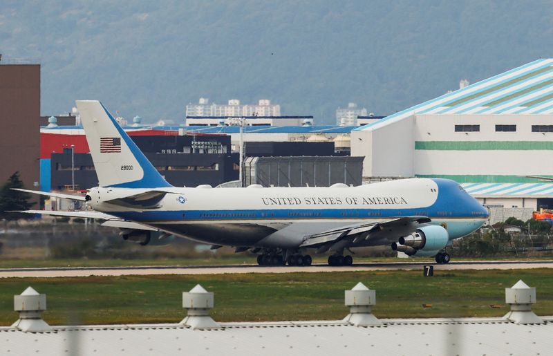 New paint scheme for Trump's Air Force One includes gold, red, white and blue