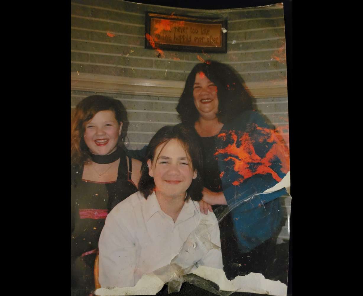 An undated photo of Sherrie Jolley (right) with her two children. Jolley was hit and killed at a Tooele intersection on Feb. 10.