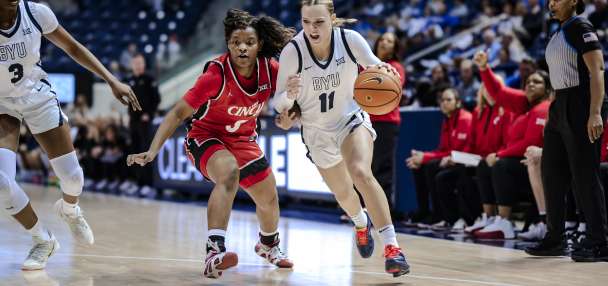 BYU women outshot down stretch by Mya Perry, Cincinnati in rare home loss