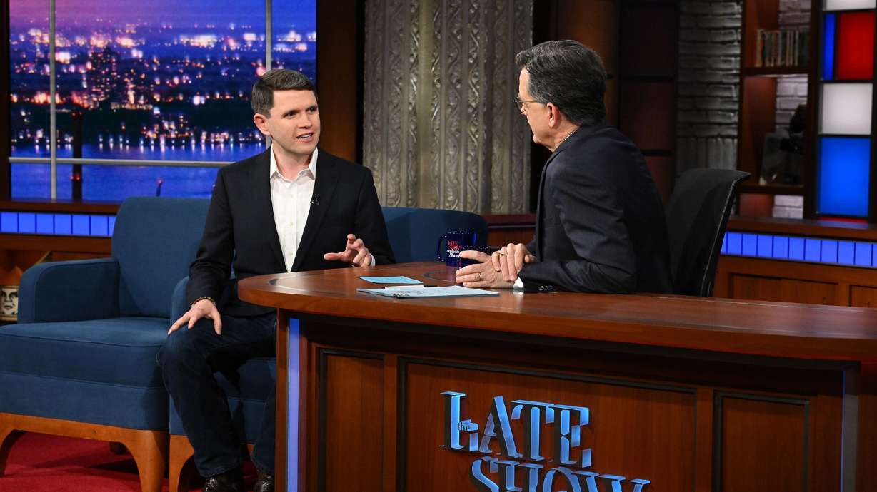 James Talarico, during his “online-only” interview with Colbert. A recent FCC inquiry to ABC about a possible "equal time" rule violation at "The View" raised concerns at CBS that "The Late Show with Stephen Colbert" could be targeted next.
