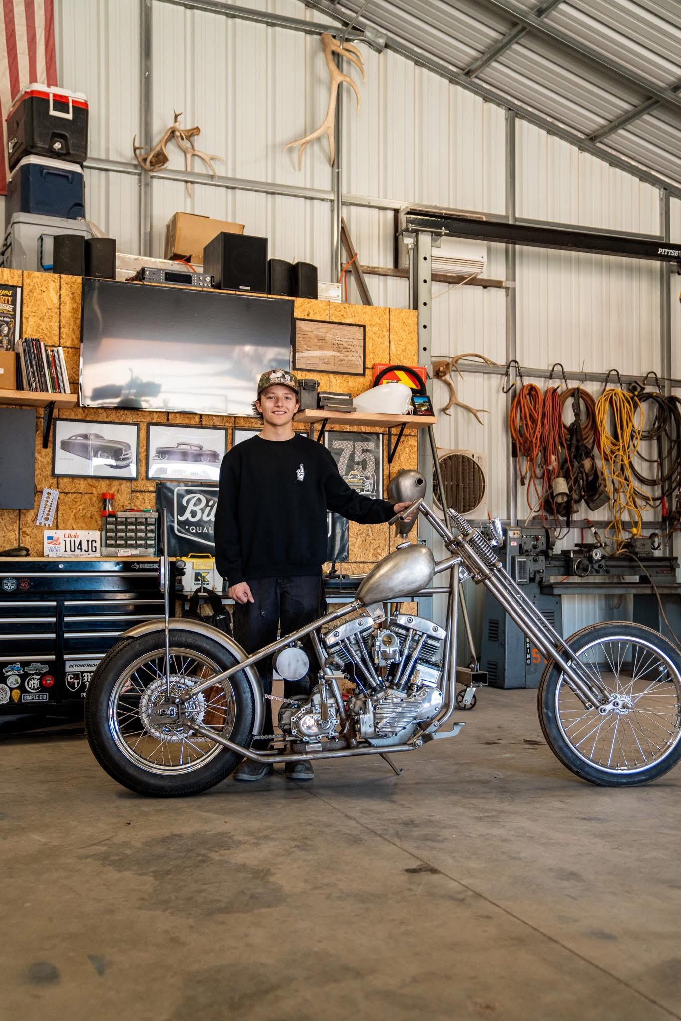 St. George man is youngest finalist in prestigious motorcycle building contest