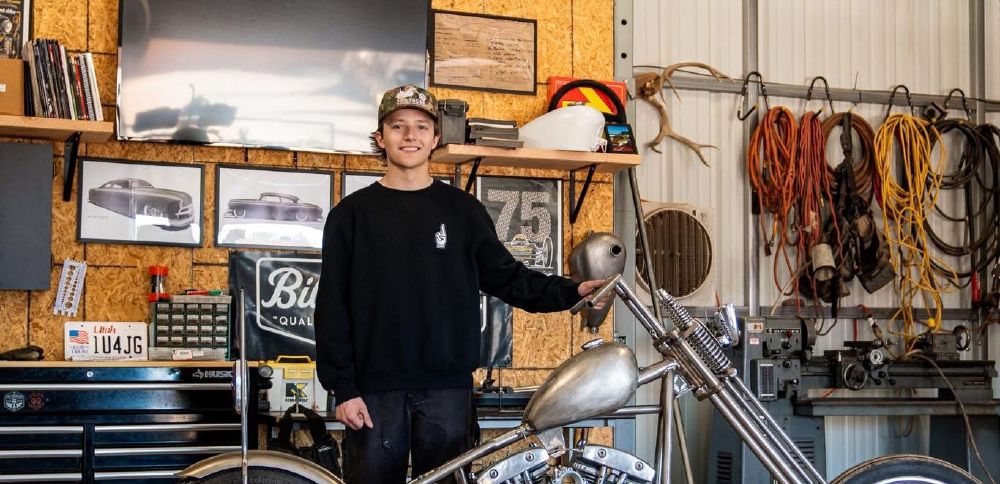 St. George man is youngest finalist in prestigious motorcycle building contest