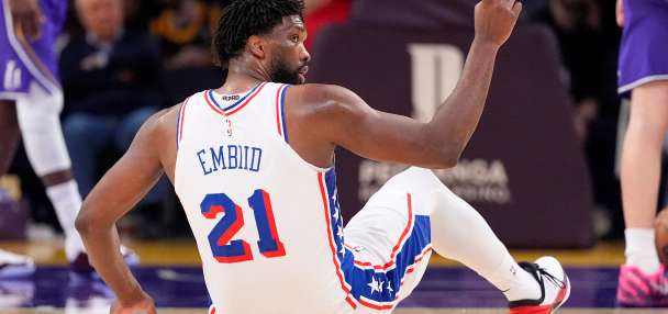 Embiid is hurt again for the 76ers and will miss game vs. Atlanta due to a sore right shin