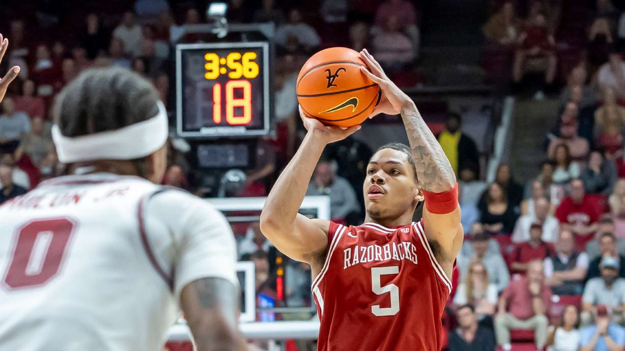 Darius Acuff Jr. scores 49 points against Alabama and nearly delivers in OT for Arkansas | KSL.com
