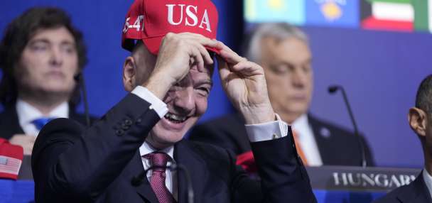 War-hammered Gaza needs basics like homes, roads and power. FIFA is offering a $50M soccer stadium