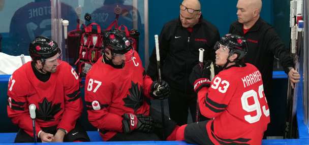 Injured Sidney Crosby is out for Canada vs. Finland in the semifinals at the Olympics