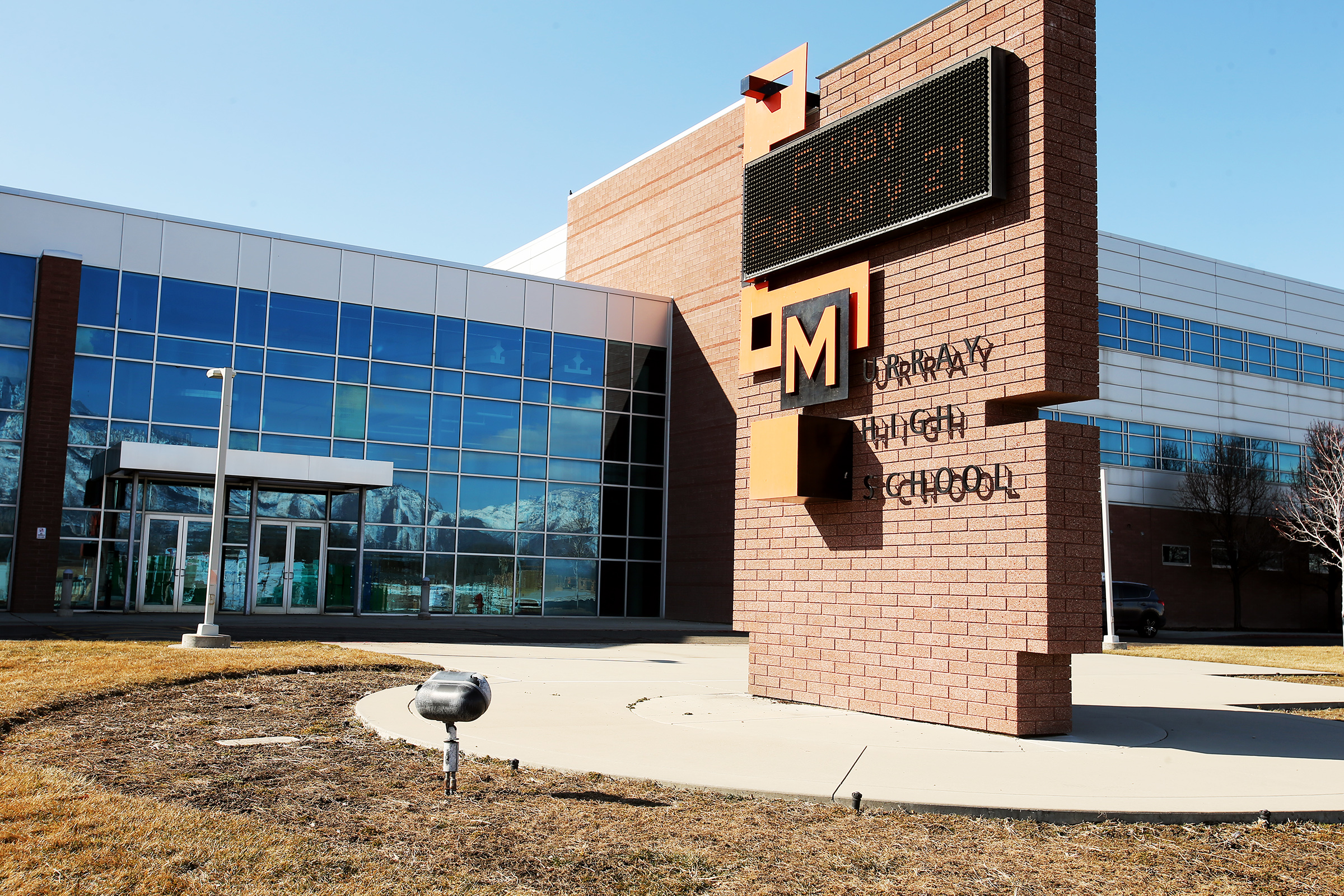 Murray High School evacuated after fire