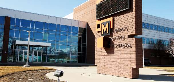 Murray High School evacuated after fire