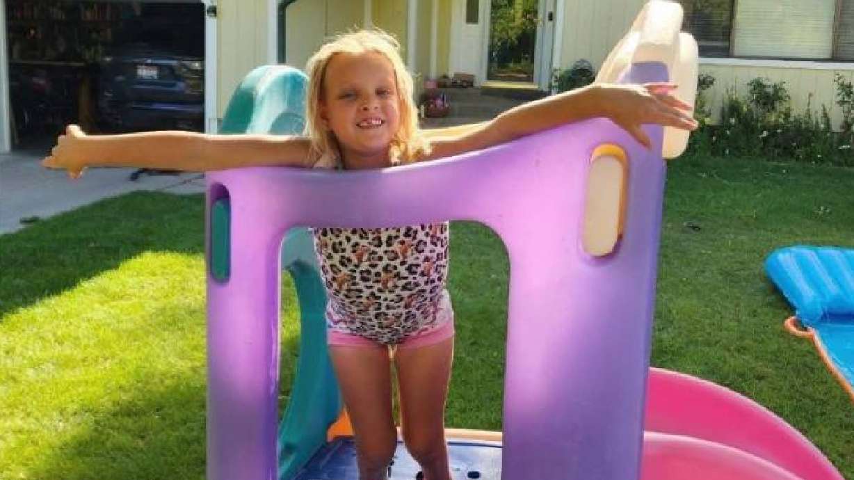 This outdoor playset was stolen from 7-year-old Sloane’s front yard in Pocatello.
