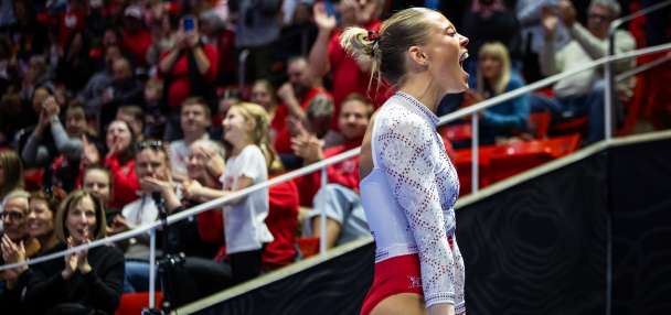 Avery Neff perfect on vault as Red Rocks earn 2nd highest score in win over SUU
