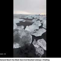 Have You Seen This? Beach looks like it's littered with diamonds