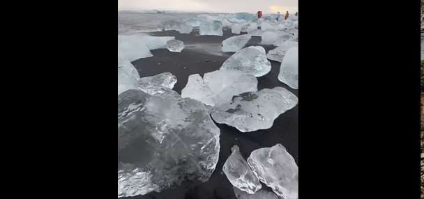 Have You Seen This? Beach looks like it's littered with diamonds