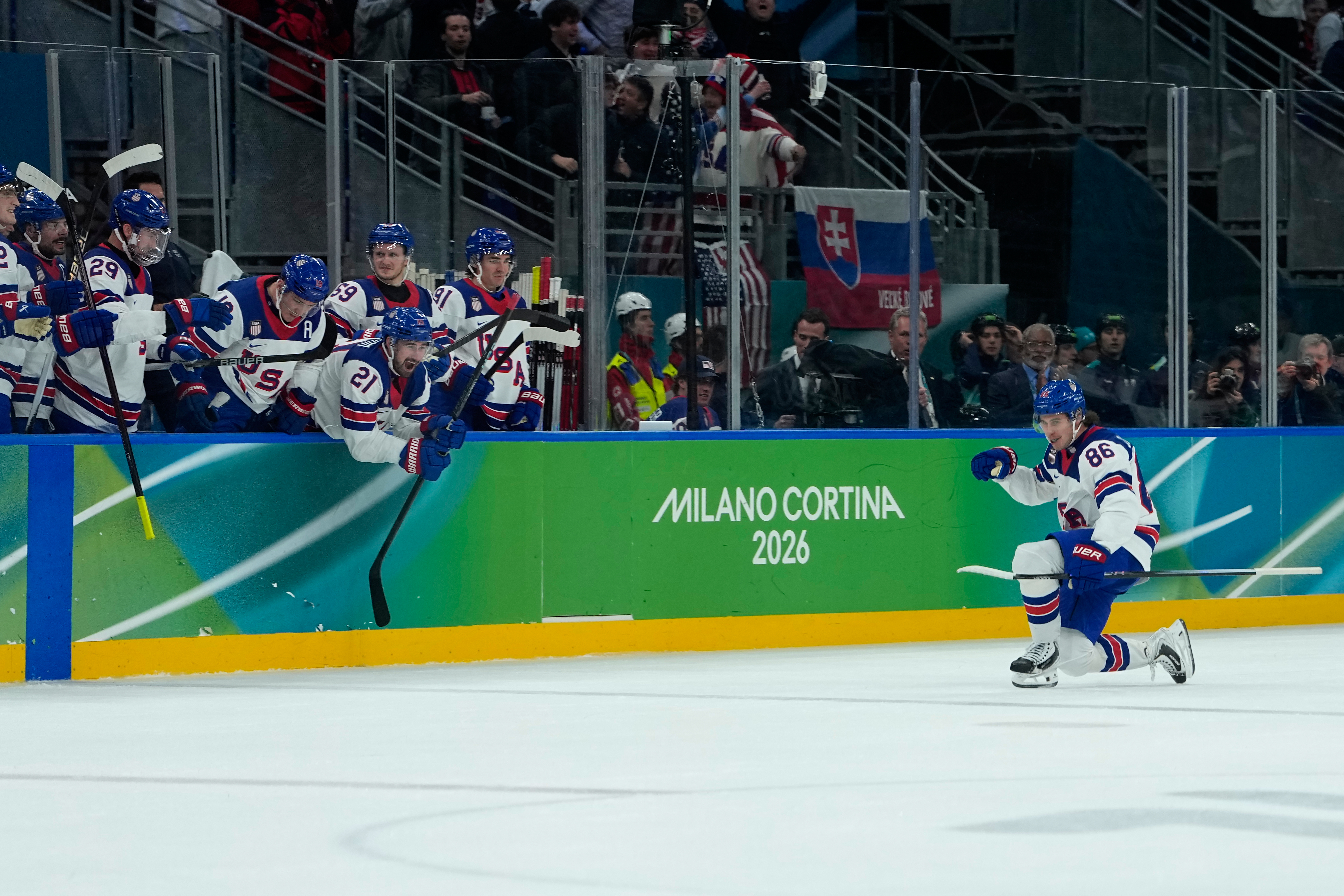 Jack Hughes scores in OT as US beats Canada for men's hockey gold at the Olympics
