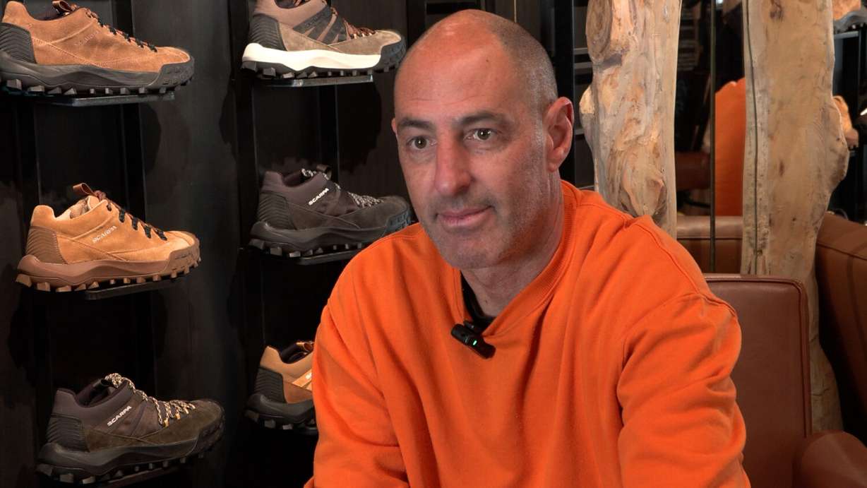 Luca Bocchi loves the mountain surroundings of Cortina, but worries that many visitors to the area don't share those values.