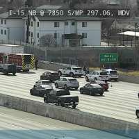 Man dies after colliding with box truck on I-15 in Midvale